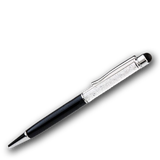 Stylové pero s imitací Swarovského krystalů a stylus 2v1