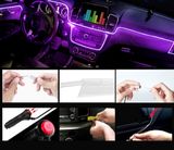 LED ambientní osvětlení auta s dálkovým ovládáním