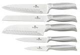 6-dílná sada nerezových nožů ve stojanu Berlinger Haus Kikoza Collection stříbrná-uhlíková