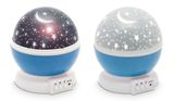 LED mini projektor hvězdná obloha - modrá