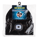 Zimní čepice s LED světlem