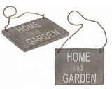 Dekorační závěsná tabulka Home &amp; Garden