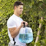 Vodní kettlebell pro kondiční trénink s příručkou pro cvičení FIBELL