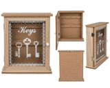 Dřevěná skříňka na klíče Keys