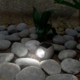 LED solární lampa kámen
