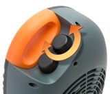 Multifunkční ohřívač černý-oranžový 1800 / 2000W
