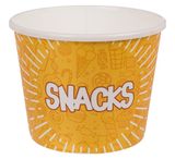 Plastový kbelík na popcorn / chipsy / křupky 2,5 L