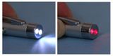 Multifunkční pero s LED světlem, laserem a magnetem 5v1