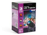 LED projektor na baterie s vyměnitelnými barevnými obrázky