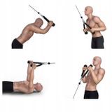Tricepsové lano na cvičení