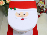 Vánoční dekorace na WC sedátko
