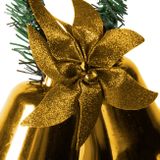 Vánoční dekorace - zlaté XXL zvonky