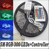 5m nalepovací vodotěsný LED pás-3528 Multicolor s příslušenstvím