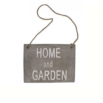 Dekorační závěsná tabulka Home & Garden