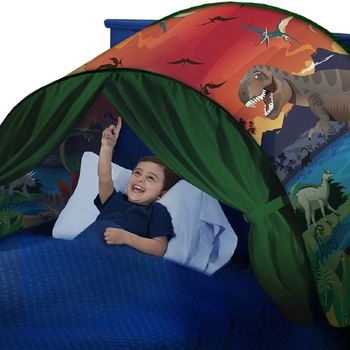 Dětský stan nad postel - dinosauři
