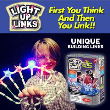 Fascinující světélkující skládačka Light Up Links
