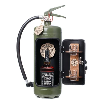 Firebar - unikátní minibar v hasicím přístroji army green matt limited edition
