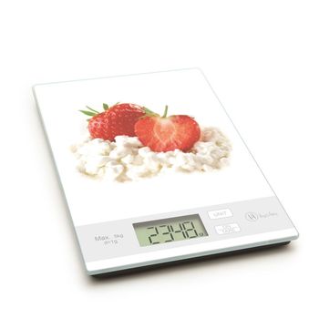 Kuchyňská váha s motivem jahody