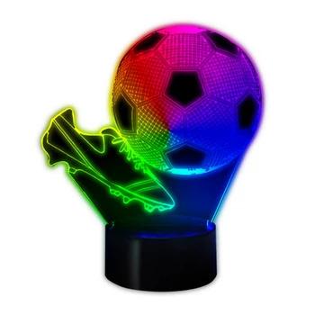 LED lampa "Fotbal" s dálkovým ovládáním