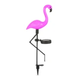 LED solární flamingo