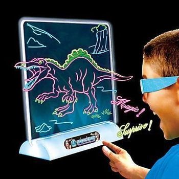 Magická interaktivní 3D LED tabule - dinosauři