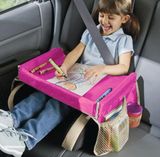 Mobilní stolek do auta a kočárku - ružový