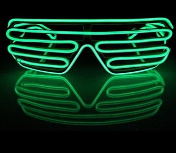 Párty brýle LED mrížované