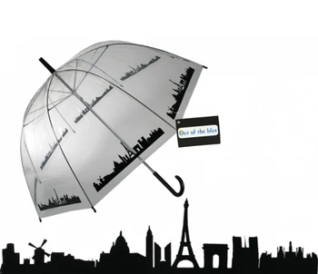Průsvitný deštník Paris