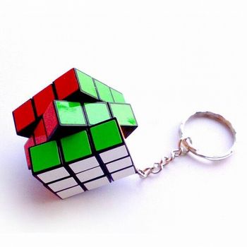 Rubikova kostka - klíčenka