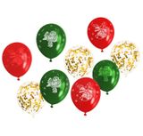 Sada balonů s vánočním motivem - 12 ks