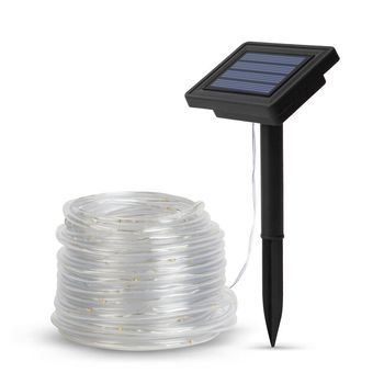 Solární světelný kabel 4,9 m - teplá bílá