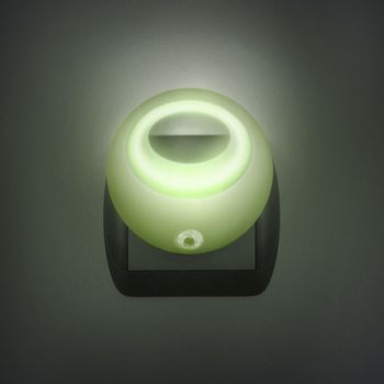 Stylové noční světlo se stmívacím senzorem - zelené