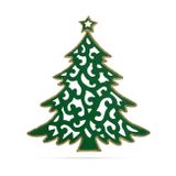 Vánoční dekorace - stromek 39 x 45 cm