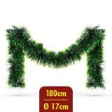 Vánoční girlanda XL - jehličí s odstíny zelené