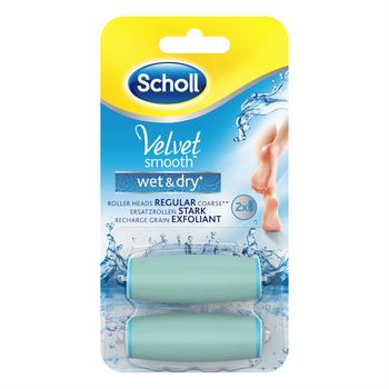 Scholl Velvet Smooth Wet&Dry náhradní hlavice medium 2ks